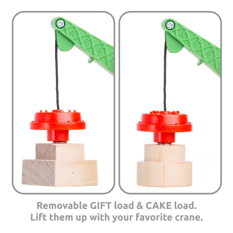 Orbrium أوربريوم 8 عربات قطار خشبية غير مطلية مع مجموعة طلاء و فرش 12 لون لسكك الحديد الخشبية المتوافقة مع توماس و بريو قطارات مغناطيسية لموضوع حفلات عيد الميلاد هدايا أنشطة إبداعية للأولاد والبنات - Image 4